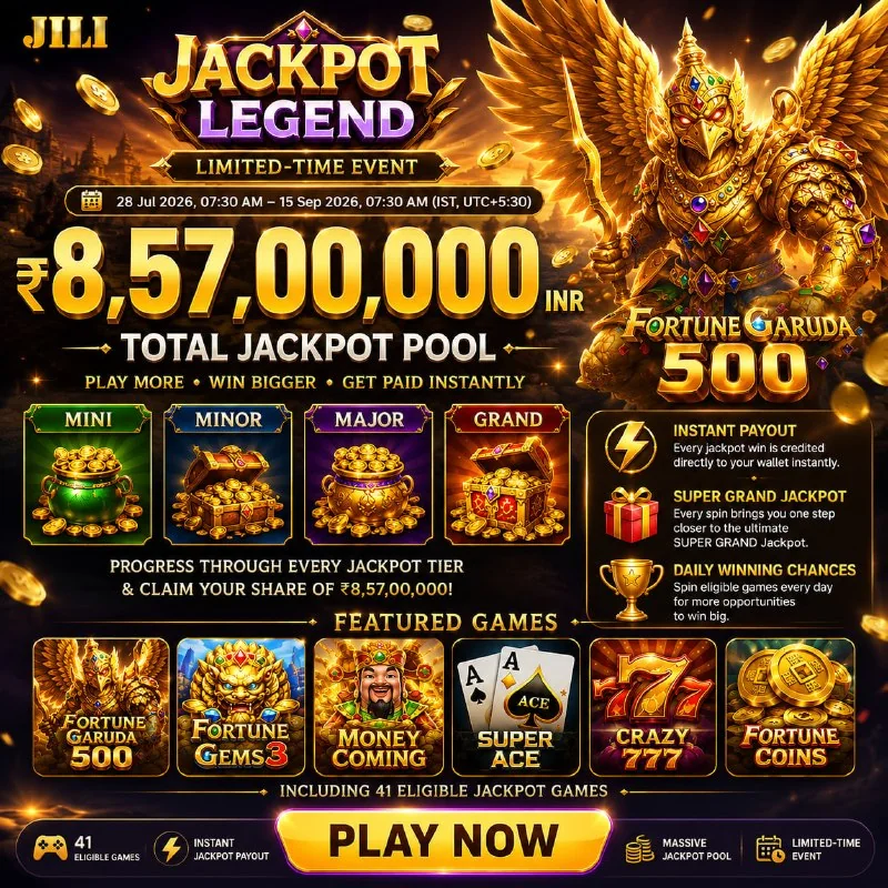 JILI Jackpot Legend — Limited-Time Event? Experience the excitement of JILI Jackpot...