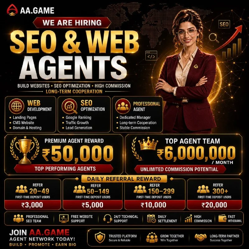 WE ARE HIRING SEO & WEB AGENTS Build Smarter. Scale Faster. Earn…