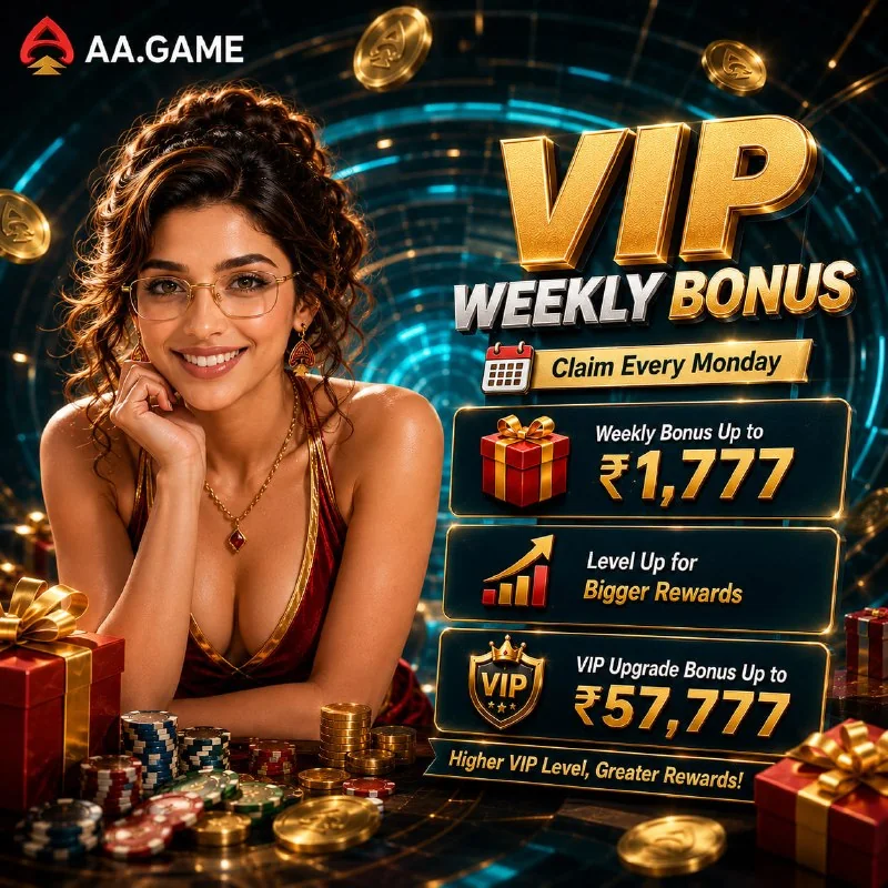 VIP WEEKLY BONUS — MORE REWARDS EVERY WEEK!Your VIP level unlocks exclusive weekly...