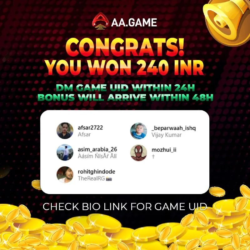 FLASH EVENT WINNER??Congrats! You won ??? INR?????????-??Rewards not claimed within 24...