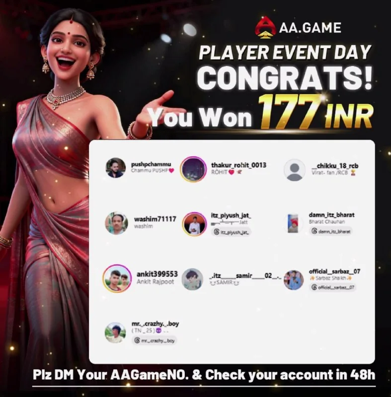 The results are in: PLAYER EVENT DAY Congratulations to the winne…