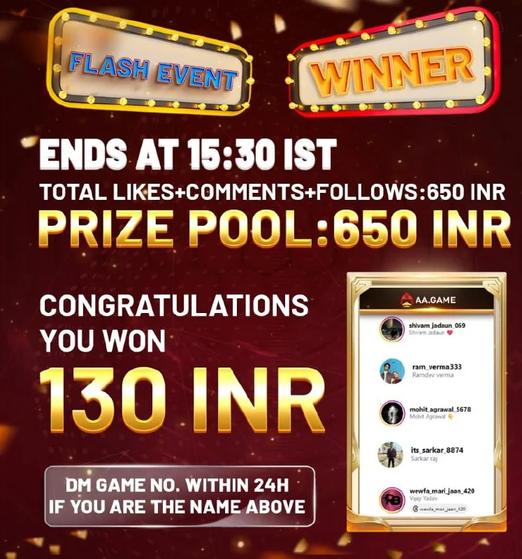 FLASH GIVEAWAY Results Are In!] A huge shoutout to our amazing co…