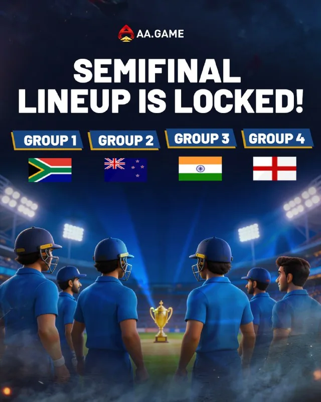 IT'S OFFICIAL — SEMIFINAL LINEUP LOCKED! ???Ab khel shuru hoga asli. ???Apna time aa...