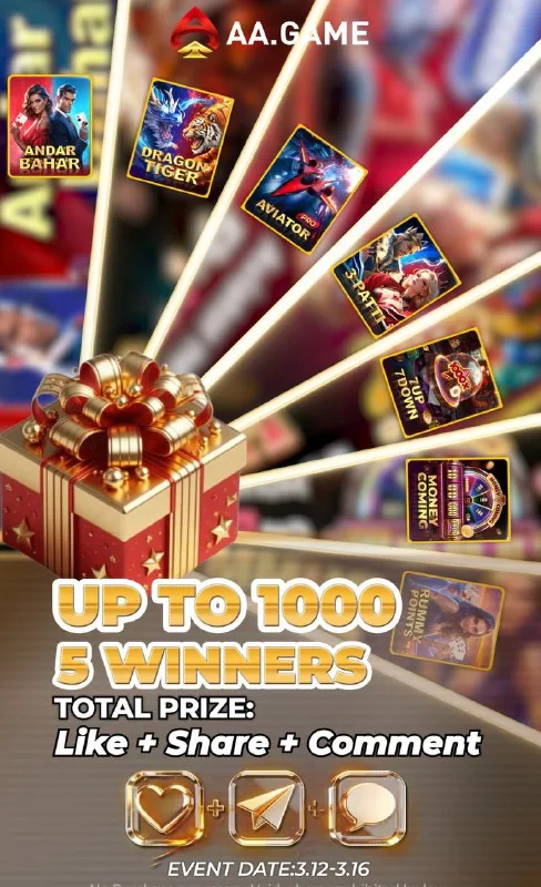 GAME EVENT IS LIVE 5 Winners Will Be Selected Join in 3 steps:1 L…