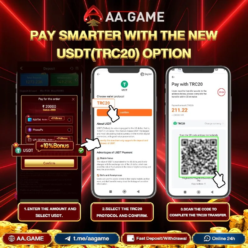 The new USDT (TRC20) payment method is now live!? Pay with USDT (TRC20) and enjoy up...